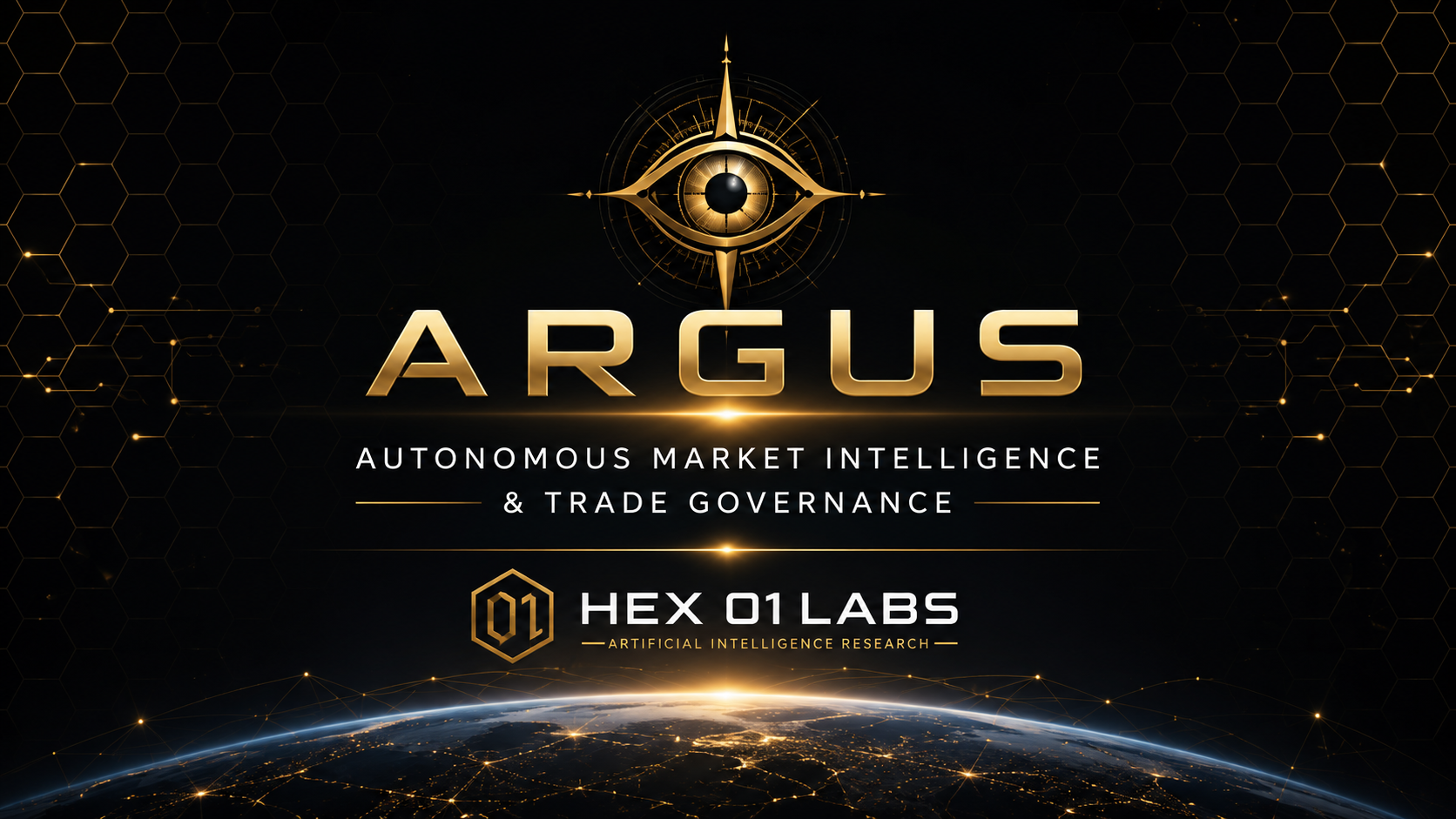 ARGUS autonomous market intelligence and trade governance